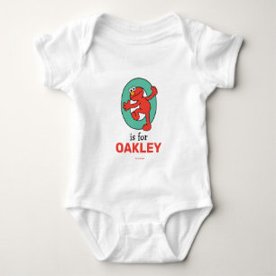 Elmo Alphabet O Teal T Shirt