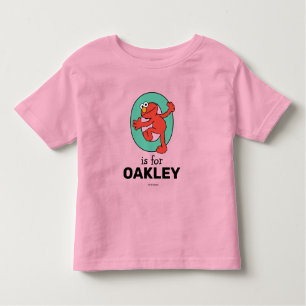 Elmo Alphabet   O Teal T Shirt