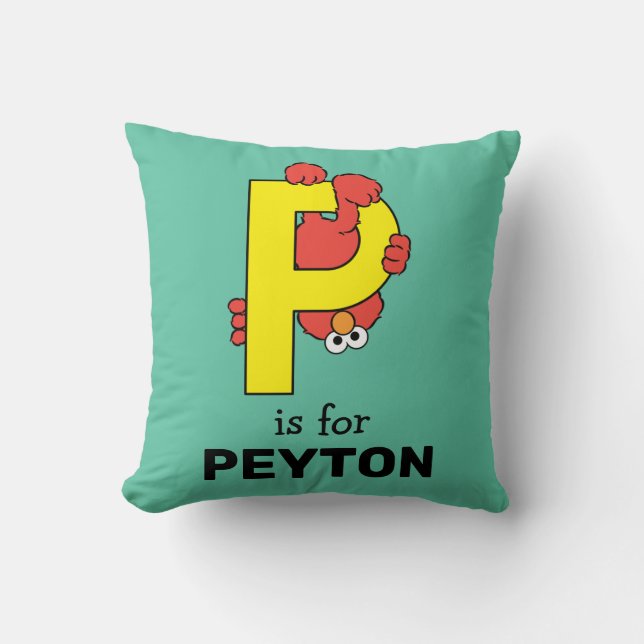 Elmo Alphabet | P GULT Kudde (Framsida)