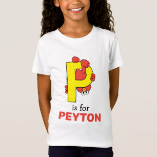 Elmo Alphabet P GULT T Shirt