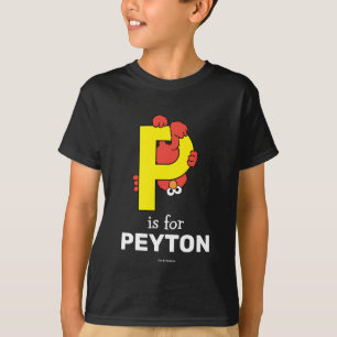 Elmo Alphabet P GULT T Shirt