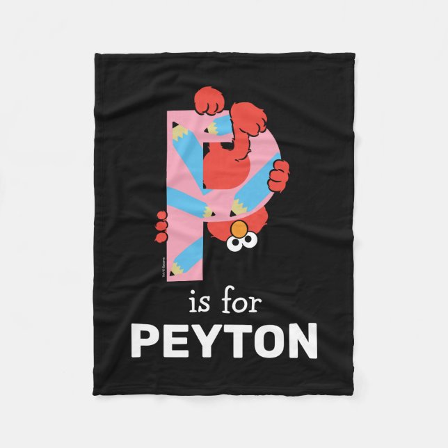 Elmo Alphabet | P Penna Fleecefilt (Framsidan)