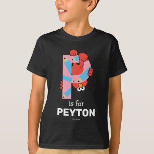 Elmo Alphabet   P Penna T Shirt