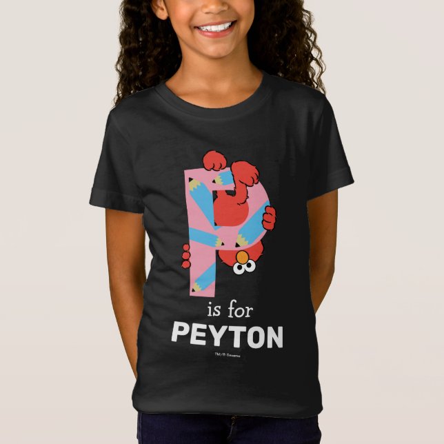 Elmo Alphabet | P Penna T Shirt (Framsida)