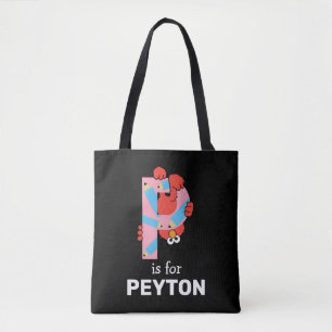 Elmo Alphabet P Penna Tygkasse