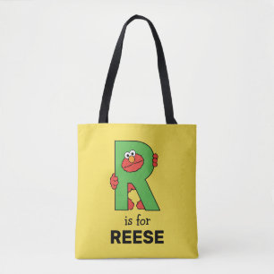 Elmo Alphabet R-Grönt Tygkasse