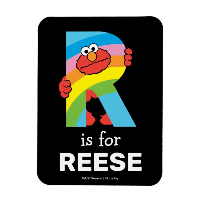 Elmo Alphabet | R Rainbow Magnet (Vertikal)