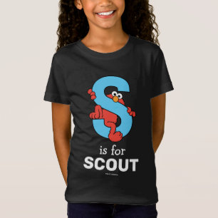 Elmo Alphabet S Blue T Shirt