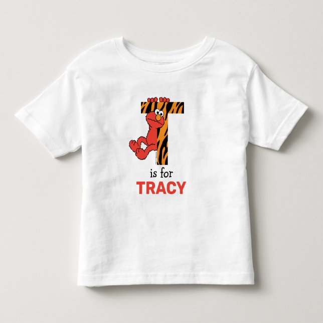 Elmo Alphabet | T Tiger T Shirt (Framsida)