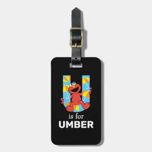 Elmo Alphabet U Paraply Bagagebricka