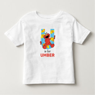 Elmo Alphabet   U Paraply T Shirt