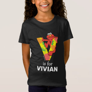 Elmo Alphabet   V Grönsaker T Shirt
