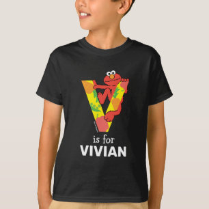 Elmo Alphabet   V Grönsaker T Shirt