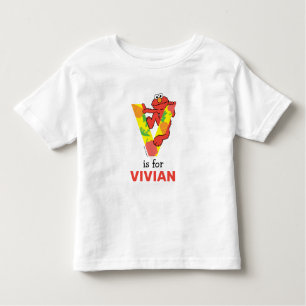 Elmo Alphabet   V Grönsaker T Shirt
