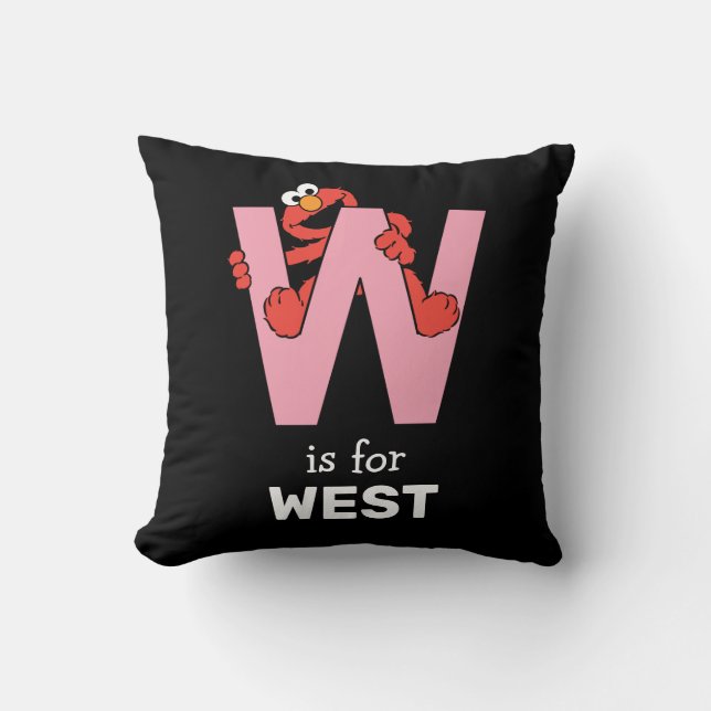 Elmo Alphabet | W ROSA Kudde (Framsida)