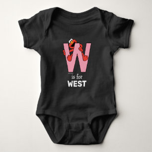 Elmo Alphabet W ROSA T Shirt