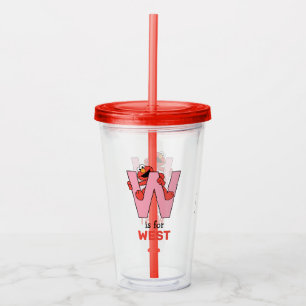 Elmo Alphabet   W Rosa Take Away Mugg