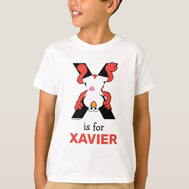 Elmo Alphabet | X Xray T Shirt (Framsida)