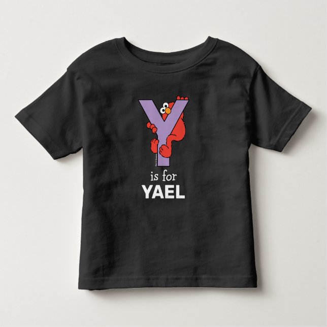 Elmo Alphabet | Y-Lila T Shirt (Framsida)