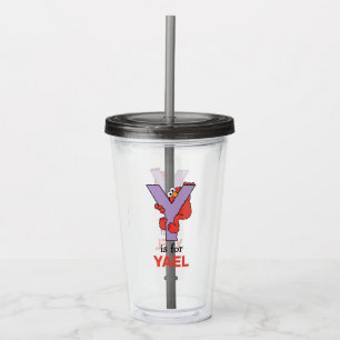 Elmo Alphabet Y-Lila Take Away Mugg