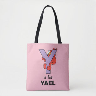 Elmo Alphabet Y-Lila Tygkasse