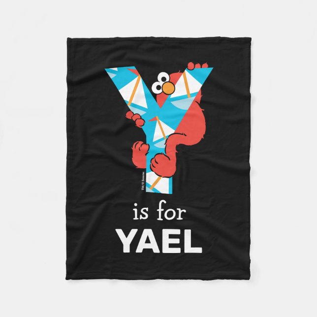 Elmo Alphabet | Y Yacht Fleecefilt (Framsidan)