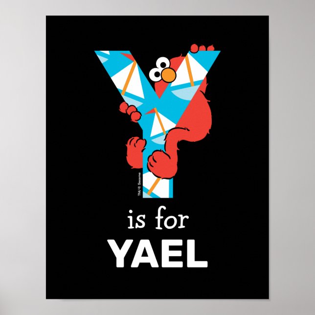 Elmo Alphabet | Y Yacht Poster (Framsidan)