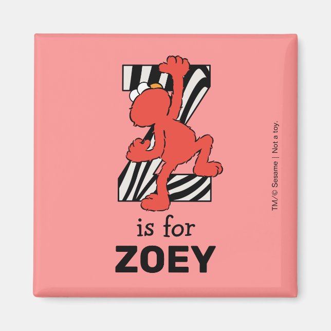 Elmo Alphabet | Z Zebra Magnet (Framsidan)