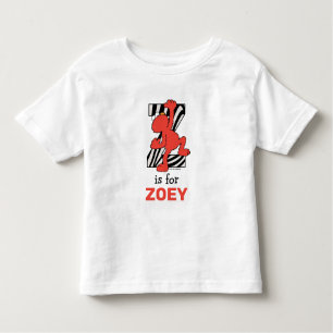 Elmo Alphabet   Z Zebra T Shirt