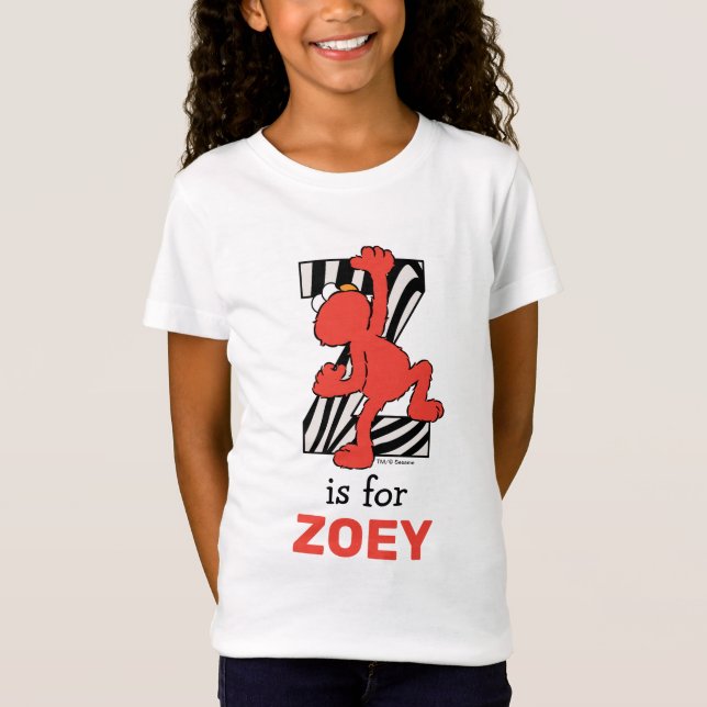Elmo Alphabet | Z Zebra T Shirt (Framsida)