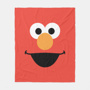 Elmo Ansikte Art Fleecefilt