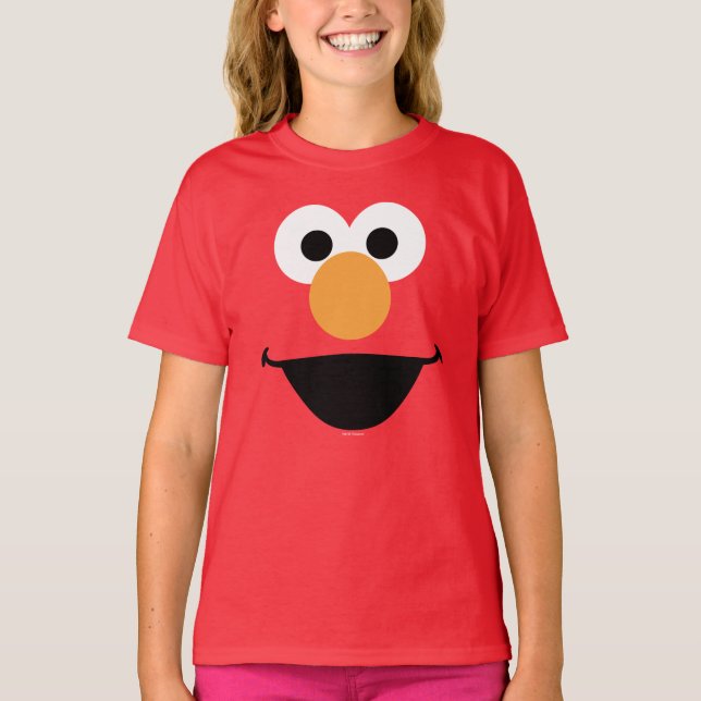 Elmo Ansikte Art T-shirt (Framsida)