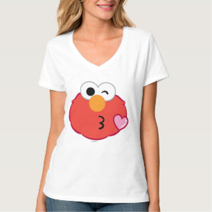 Elmo Ansikte Throwing a Kiss T-shirt