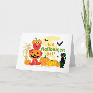 Elmo Är det Halloween än? Kort