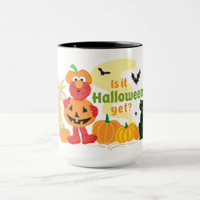 Elmo | Är det Halloween än? Mugg (Center)