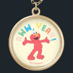 Elmo | Aww, ja! Guldpläterat Halsband<br><div class="desc">Den här söta Sesame Street-designen har Elmo © 2021 Sesame Workshop. www.sesamestreet.org</div>