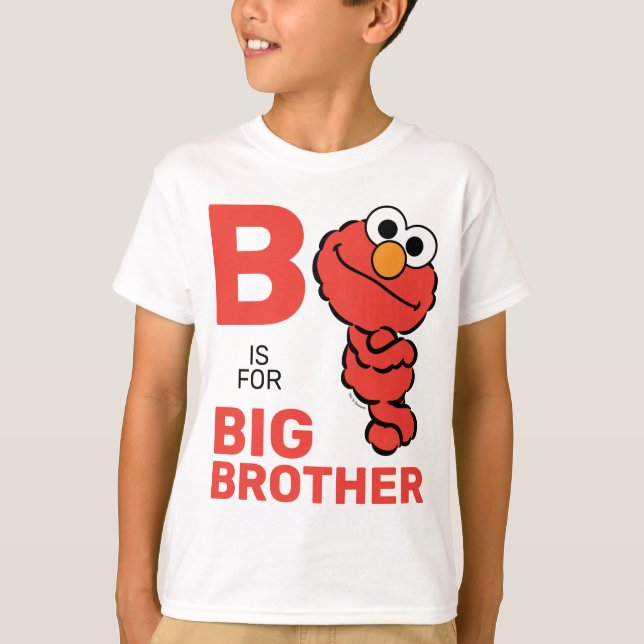 Elmo | B är för Storebror T Shirt (Framsida)
