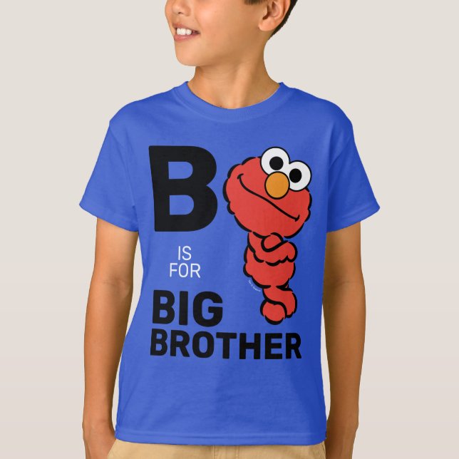 Elmo | B är för Storebror T Shirt (Framsida)