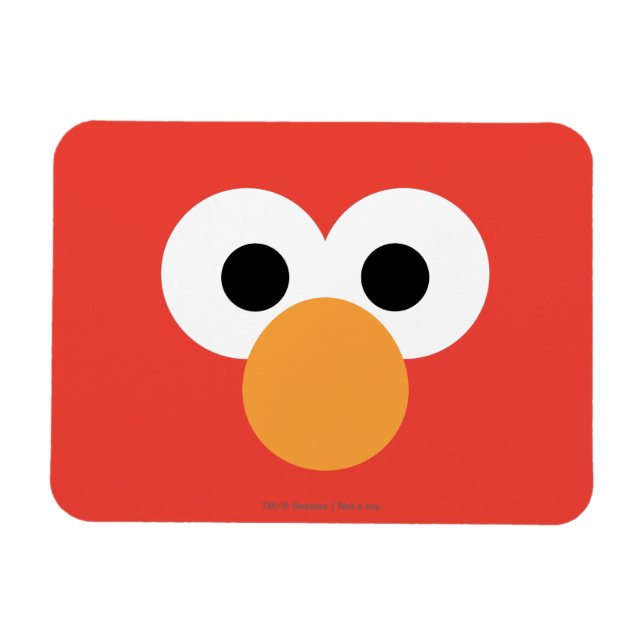 Elmo Big Ansikte Magnet (Horisontell)