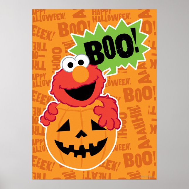 Elmo - Boo Poster (Framsidan)