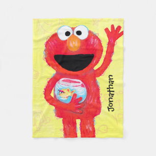 Elmo Character Art Illustration Fleecefilt