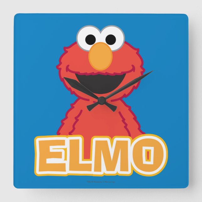 Elmo Classic Stil Fyrkantig Klocka (Framsida)