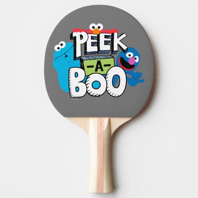 Elmo, Cookie & Grover| Peek-a-Boo Pingisracket (Framsidan)
