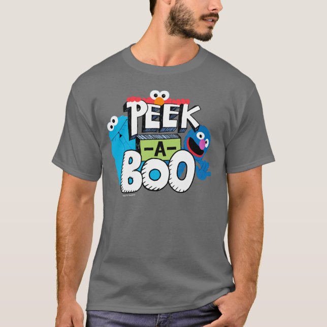 Elmo, Cookie & Grover | Peek-a-Boo T Shirt (Framsida)