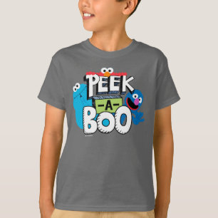 Elmo, Cookie & Grover   Peek-a-Boo T Shirt