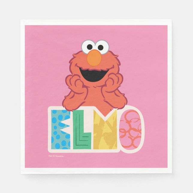 Elmo Cute & Roligt Pappersservett (Framsidan)