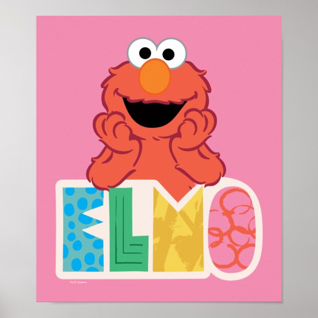 Elmo Cute & Roligt Poster (Framsidan)