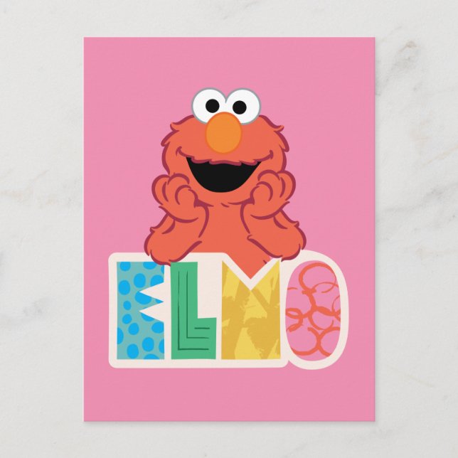 Elmo Cute & Roligt Vykort (Framsida)