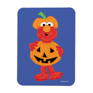 Elmo   Cute som Pumpkin Magnet