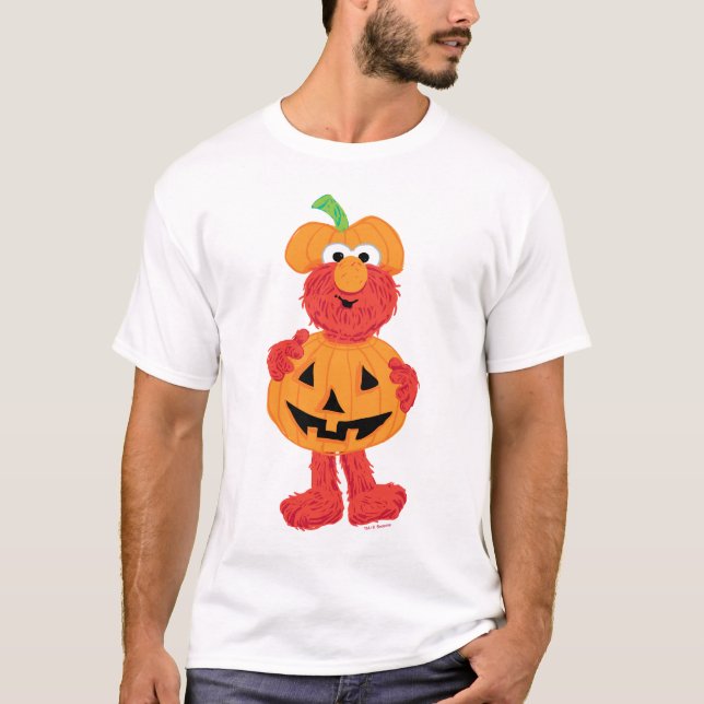 Elmo | Cute som Pumpkin T Shirt (Framsida)